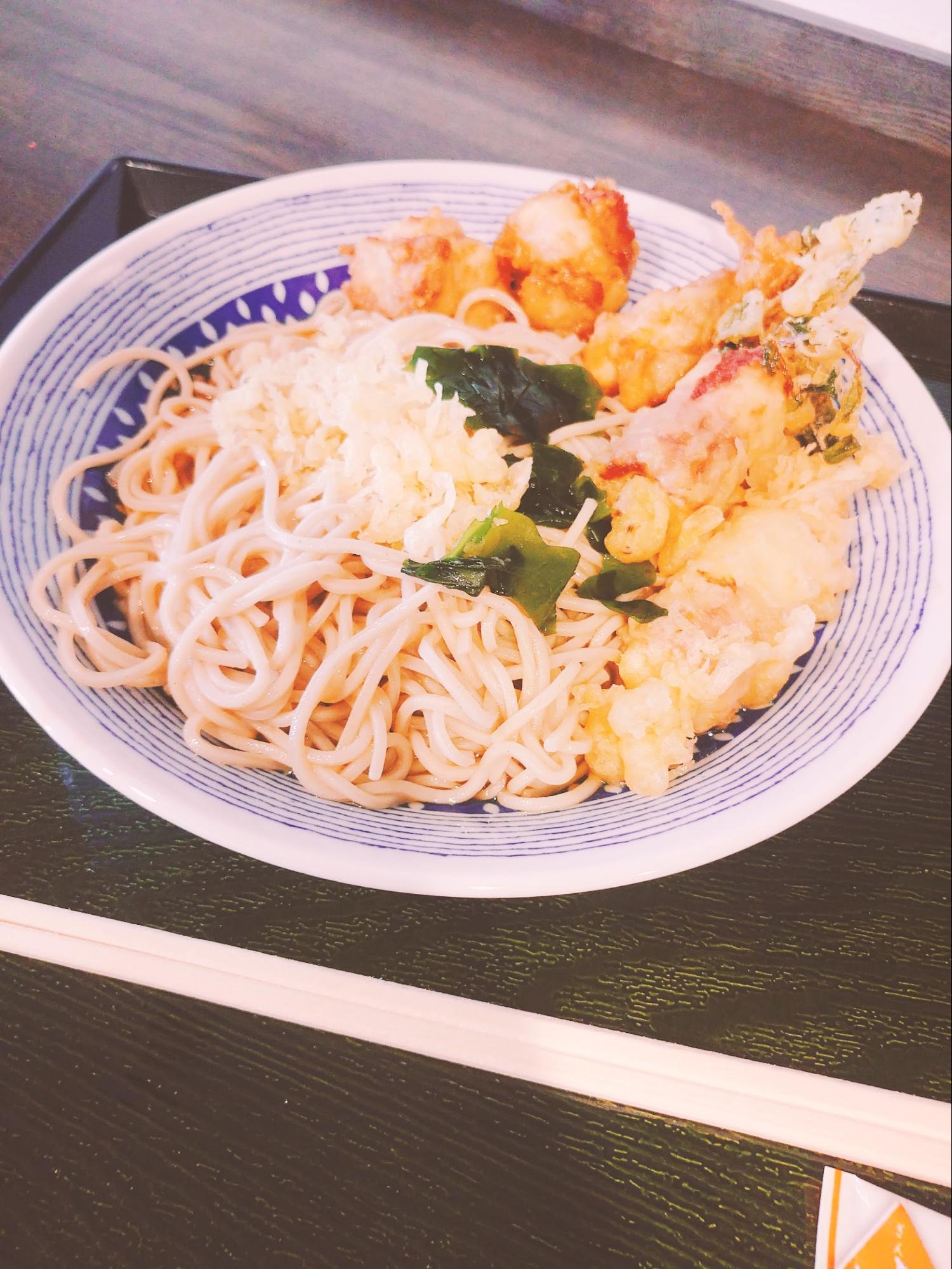 天ぷらそば