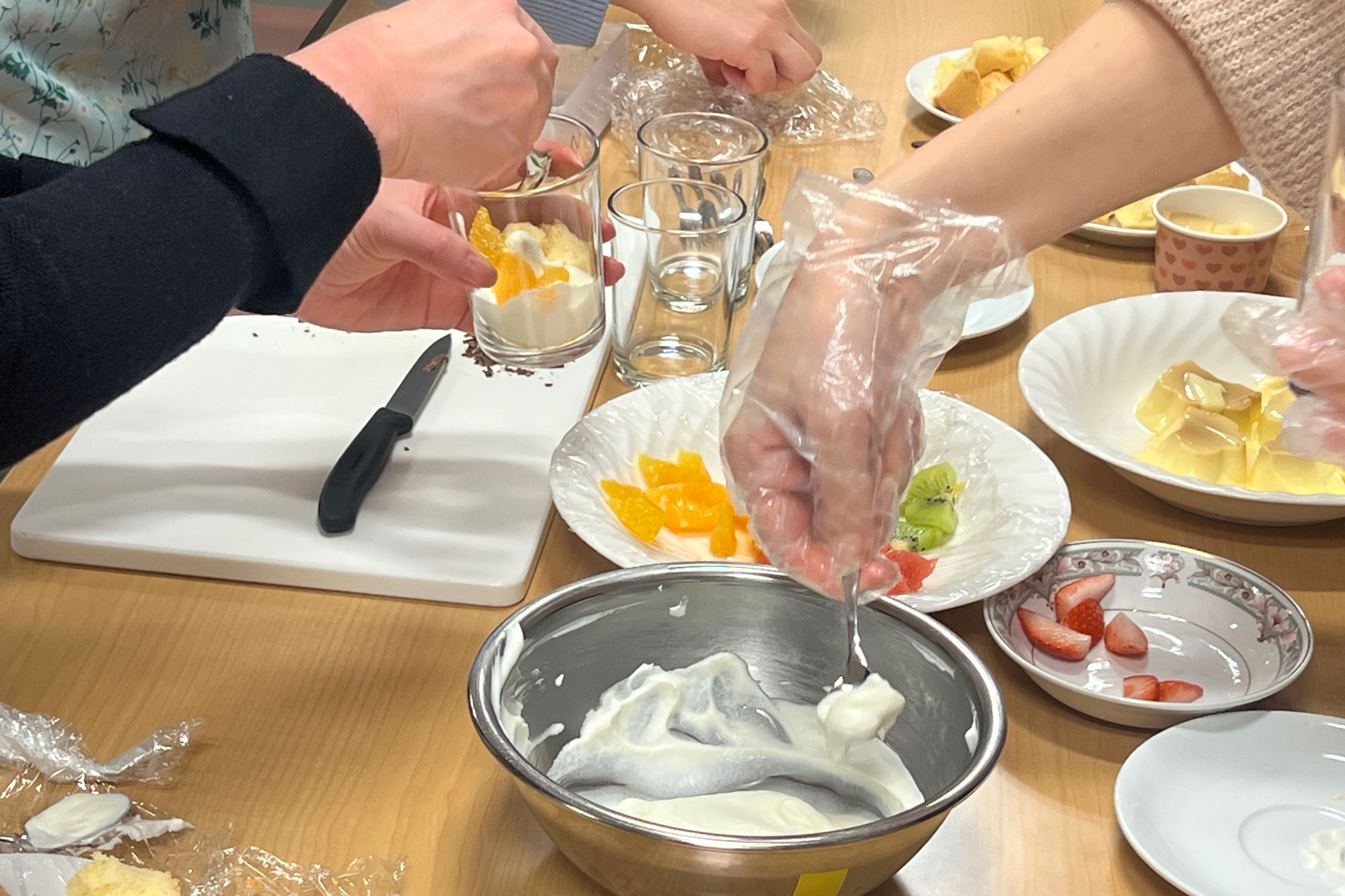 個性豊かなケーキ